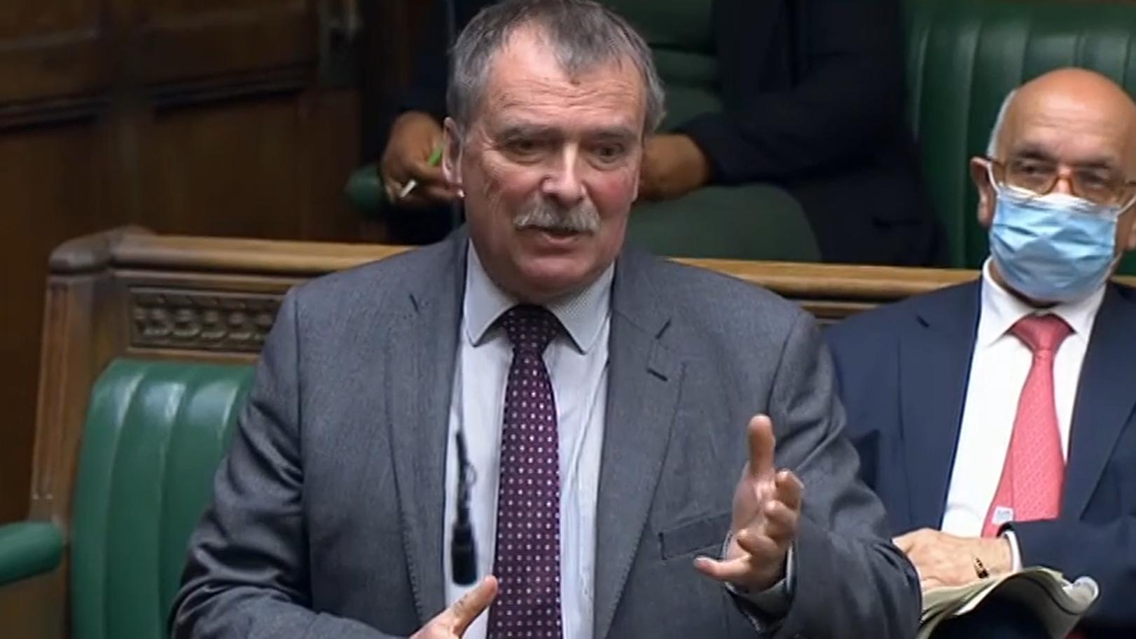 Alan Whitehead MP speaking in the House of Commons